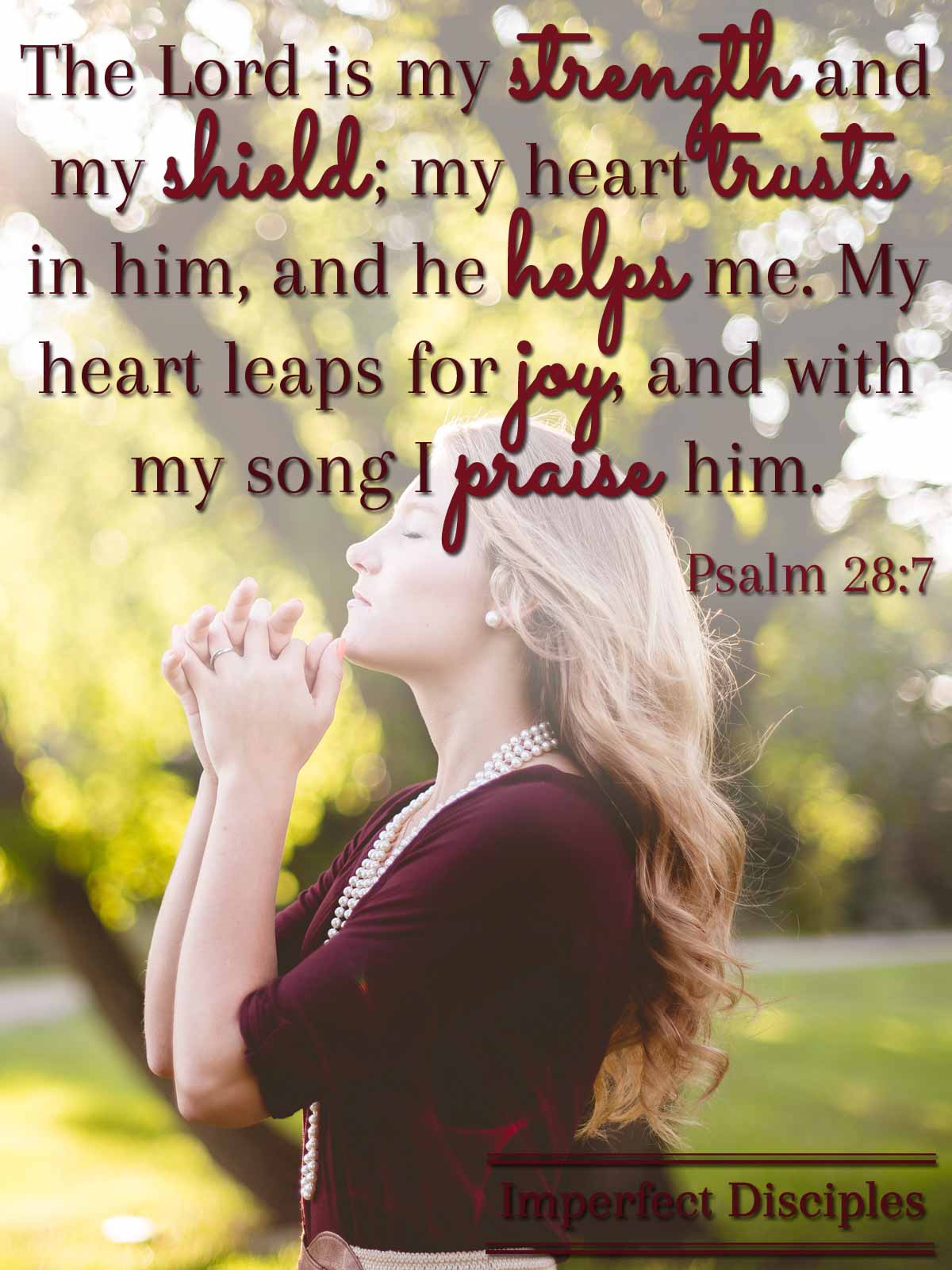 Scripture Memory Song - Psalm 28:7