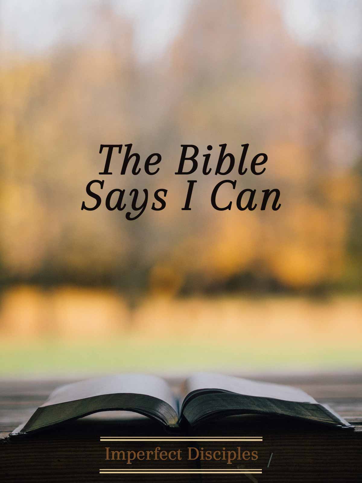 The Bible Says I Can